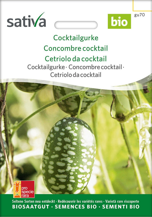 Cucamelon – Mexicaanse minikomkommer – Bio van Sativa - Tuinkabouter Chrisje
