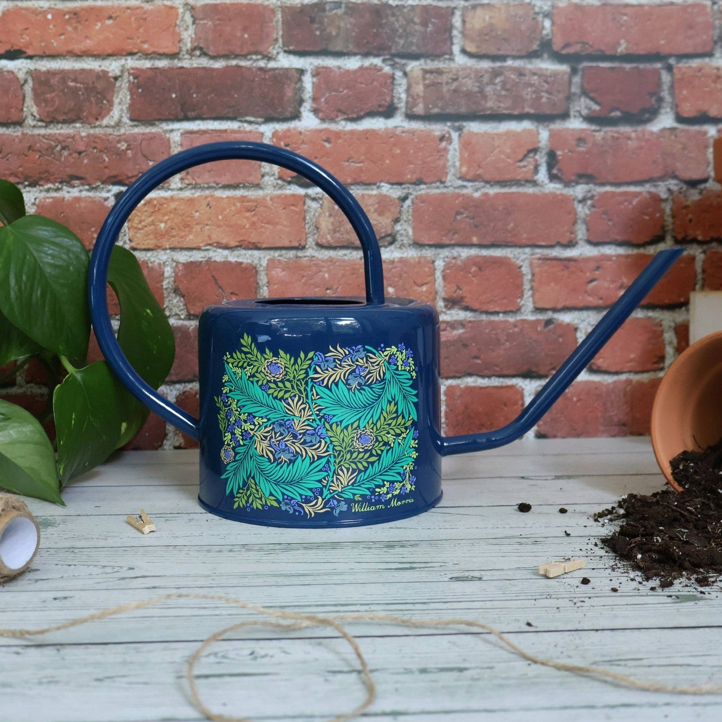 Gieter Willliam Morris – 1,2L | Stijlvolle gieter met bloemenprint - Tuinkabouter Chrisje