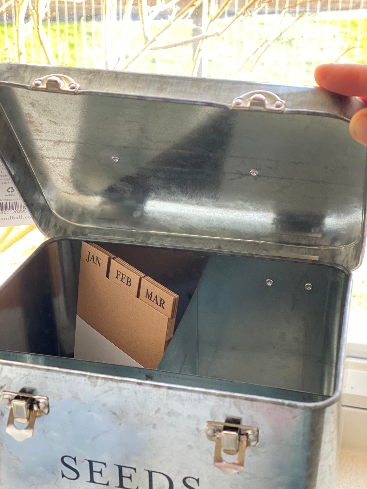 Boîte de stockage de graines Sophie Conran-