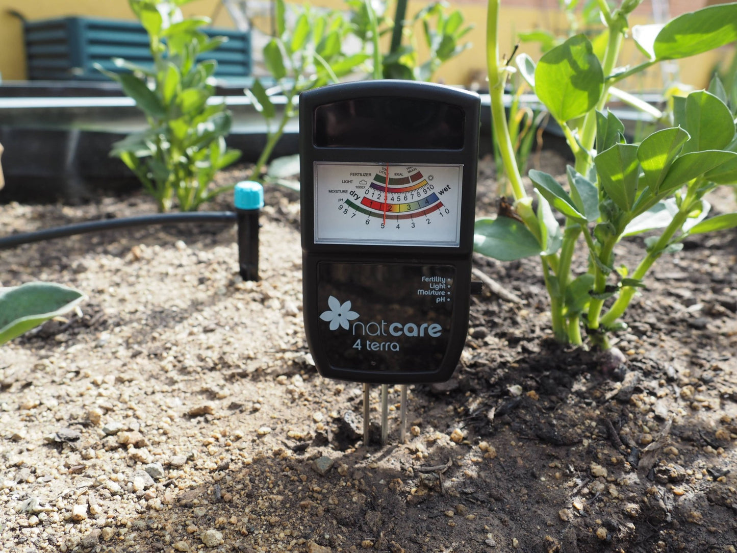 PH - + vocht+vruchtbaarheidsmeter voor de bodem - Tuinkabouter Chrisje