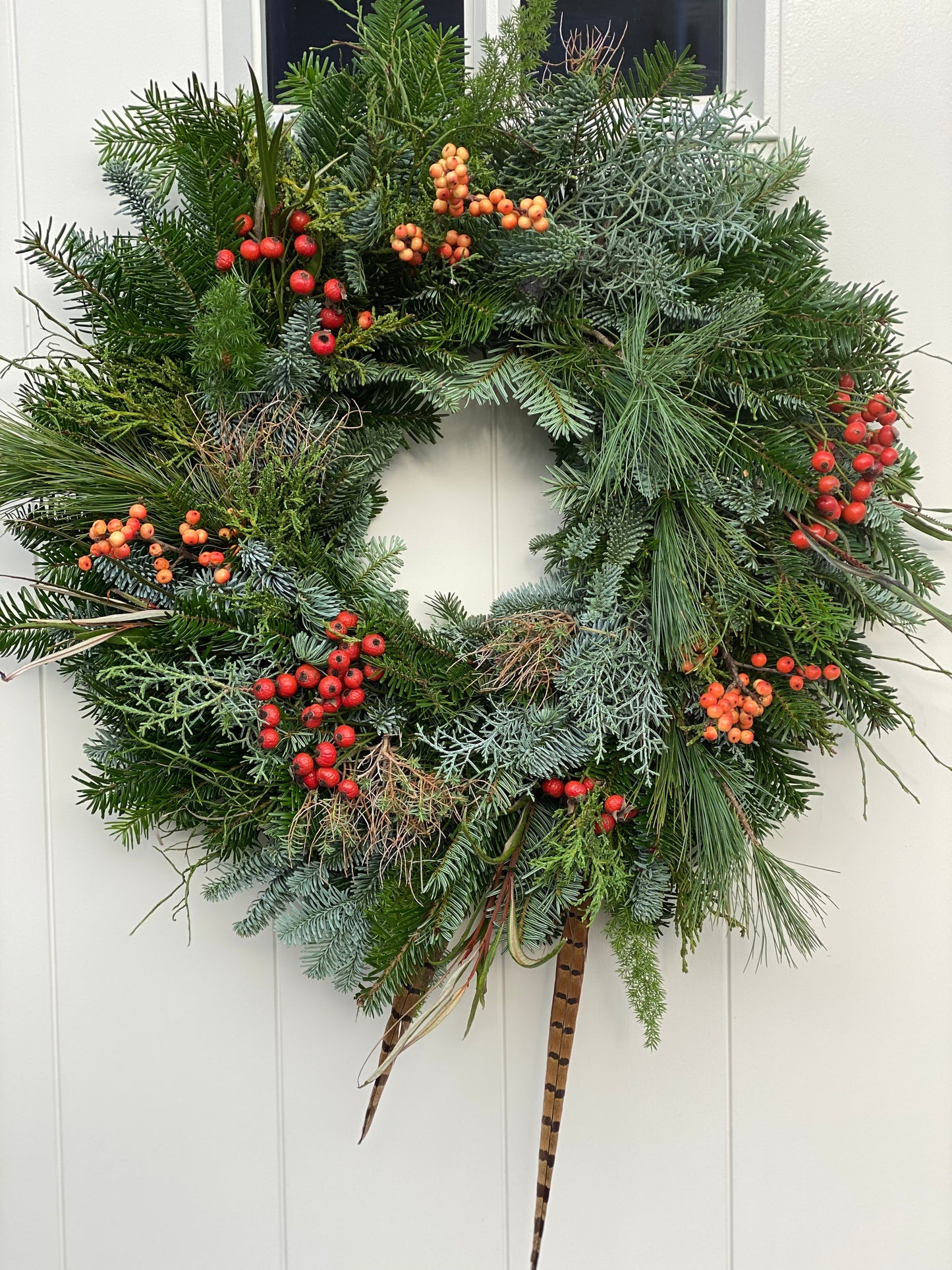 Couronne de Noël - faite main par le gnome de jardin Chrisje