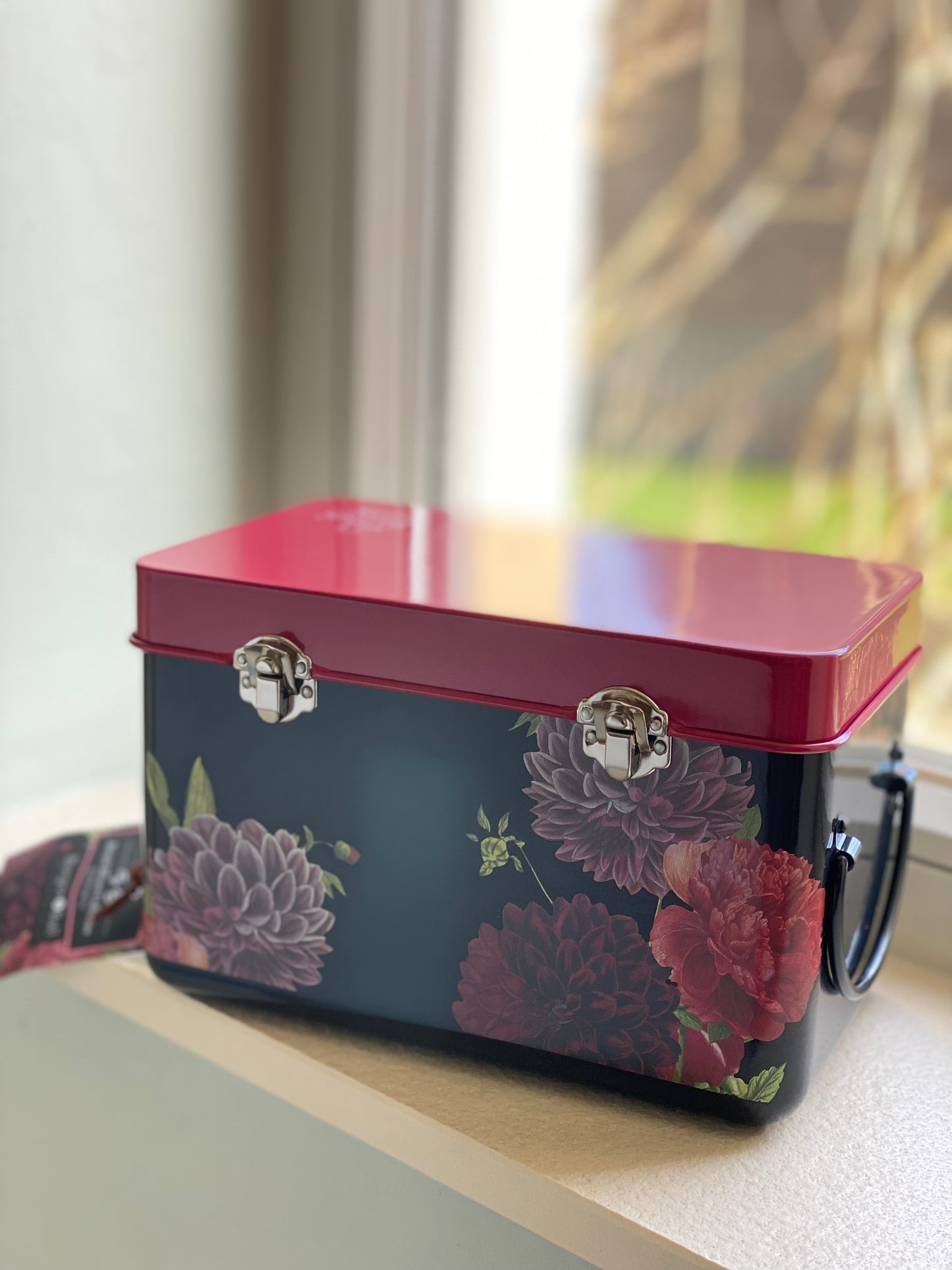 Coffret de stockage de graines "Dahlia &amp; Pivoine"